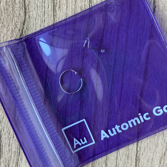 Automic Gold - Diamond Nose Stud (WHITE GOLD) - Picture 7 of 7